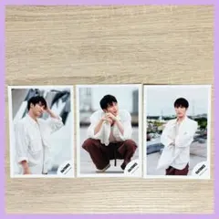 SixTONES ジェシー 公式写真 3枚セット 2022年 白衣装 屋上