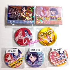 ぱちくじ VTuber パチスロ ハルルナ 缶バッジ 7点 戦国乙女のサムネイル