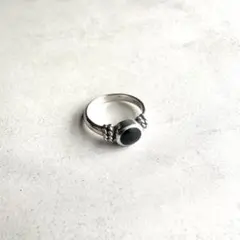 ヴィンテージ！Silver Agate リング