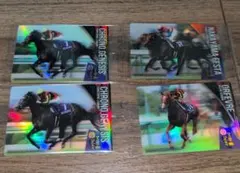 サラブレッドホースコレクション　ウエハース　ノーマル　4点