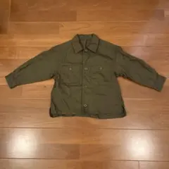 GUキッズ ミリタリーシャツジャケット