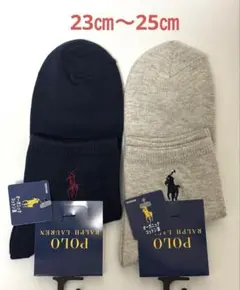 ポロラルフローレン レディース　ソックス　2足　婦人　靴下　くつ下