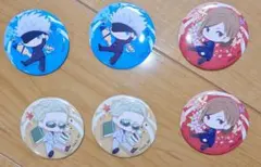 【缶バッチ】　呪術廻戦　6個まとめ　おまけ付き