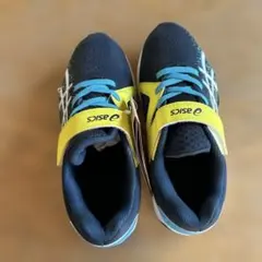 asics スニーカー ネイビー/イエロー　20㎝