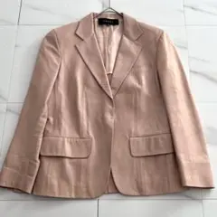 トムフォード期☆GUCCI テーラードジャケット ラムレザー ピンクベージュ Lのサムネイル
