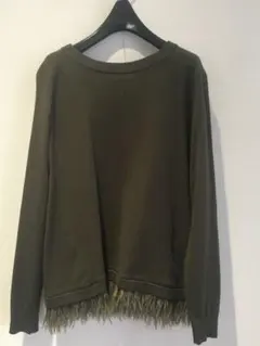 美品　TORRAZZO DONNA フェザー付ニット