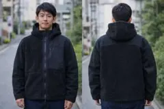 送料込 ユニクロ ホワイトマウンテニアリング フリース パーカー ジャケット L