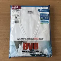 B.V.D　ビーブイディー　深V首半袖シャツ　Mサイズ　2枚組　肌着のサムネイル