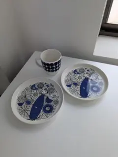 65C22 ARABIA パストラーリ プレート2枚＆マグカップセット 北欧食器のサムネイル