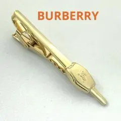 【新品未使用】BURBERRY バーバリー ネクタイピン ホースロゴ ゴールド