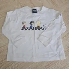 PEANUTS SHIPS 長袖カットソー ホワイト 90