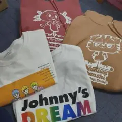 なにわ男子 GU なにわのにわ ドリアイ パーカー Tシャツ