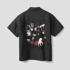 新品 グラニフ 刃牙道 侠客立ち｜オープンカラーシャツ Mサイズ 喧嘩師