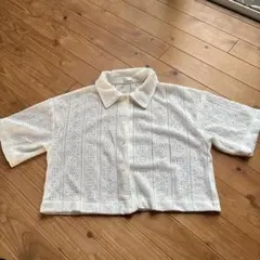 C.O.L.Z.A レース編み 半袖シャツ