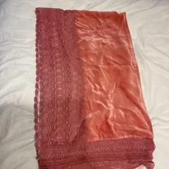 agehara ベルベット ストール ピンク　着物