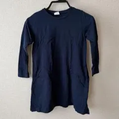 デビロック　ワンピース　長袖　110cm ネイビー