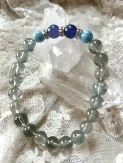 天然石⭐️タンザナイト＆ラリマー＆アルーシャサンストーンブルーグリーン