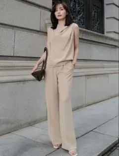 S*r様 美品リックオウエンスイタリア製ブランド ハイネックワンピースライトグレ S*r様 美品リックオウエンスイタリア製ブランド ハイネックワンピース