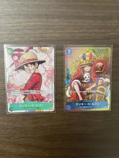 ルフィ シークレットパラレルOP13-118& プロモP-043 セット