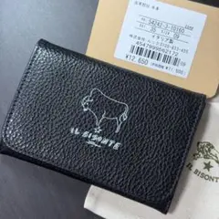 【新品未使用】イルビゾンテ 名刺入れ ブラック E9BN