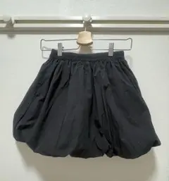 ブラック バルーン スカート