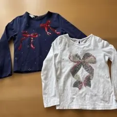 Nextで購入　monsoon 5-6y スパンコール長袖Tシャツ