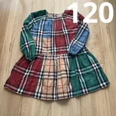 バーバリー ノバチェック カラフル　ワンピース 120