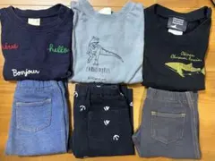 子供服セット（Petit main, BREEZE, UNIQLO, 西松屋）