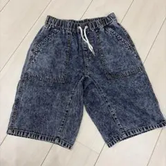 新品未使用　デニム調ハーフパンツ サイズ150㎝