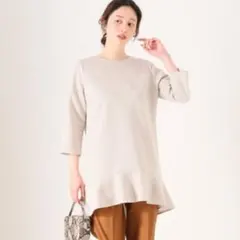 新品タグ付】ヴィリーナ 授乳服 マタニティ ブラウス フリル 半袖 白 