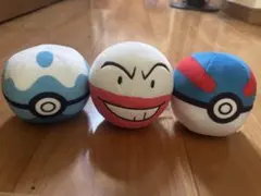 ポケットモンスター ぬいぐるみ モンスターボールコレクション 3点セット