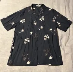UNIQLO 花柄 半袖シャツ Lサイズ