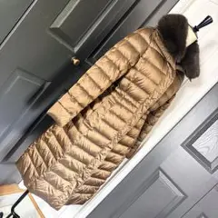 NO.7-191 DO CLASSE ファーダウンコート　ブラウン　Ｌ