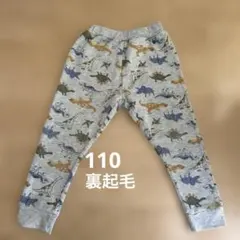 110 キョウリュウ柄　裏起毛パンツ　ズボン