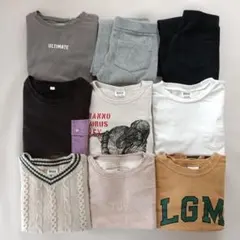 120 まとめ　【9点】トレーナー　ロンT　ズボン　ブリーズ　チャンピオン