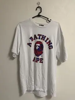 A BATHING APE Tシャツ ホワイト Lのサムネイル