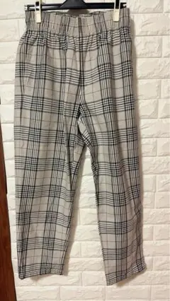GU パンツ　チェック　メンズ Mサイズ