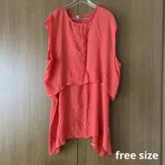 ☆ 涼しい鮮やかワンピース　free size