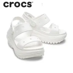 メガ クラッシュ サンダル クロックス ホワイト M3W5