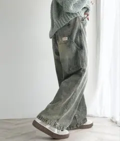 java ワイドパンツ