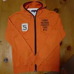 TOMMY HILFIGER フルジップ パーカー オレンジ