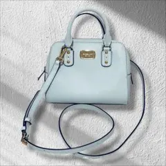 【極美品】マイケルコース 2way ショルダーバッグ ハンドバッグ 白 ドーム型