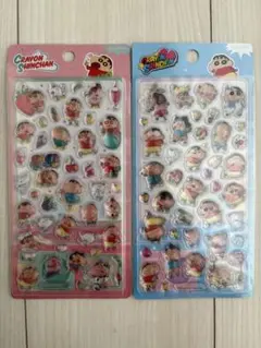 海外公式！クレヨンしんちゃん シール2枚セット
