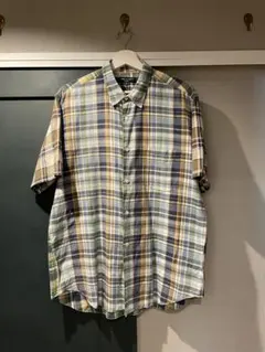 M 06SS COMME des GARCONS homme チェック半シャツ