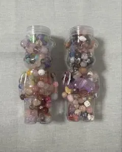 クマボトル ビーズ詰め合わせ　2個セット