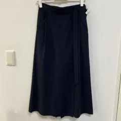 バンヤードストーム ラップパンツ　ワイドパンツ　濃紺　ウエストリボン