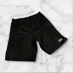 アシックス　ハーフパンツ　フリーサイズ　ブラック　ウエストゴム