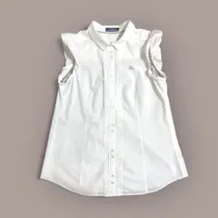 美品✨BURBERRY BLUE LABEL フリルブラウス ノバチェック