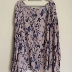 美品⭐︎iena 花柄長袖ブラウス