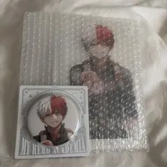 僕のヒーローアカデミアアクリルMEGAフィギュア　缶バッジ轟焦凍